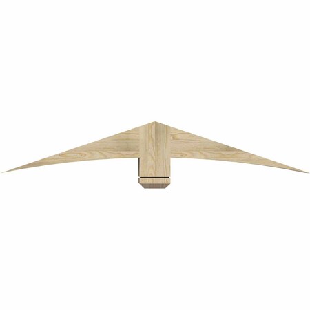 Ekena Millwork Bellingham Rough Sawn Timber Gable Bracket, Douglas Fir, 60"W x 10"H x 6"D x 6"F, 4/12 Pitch GBW060X10X0606BEL00RDF